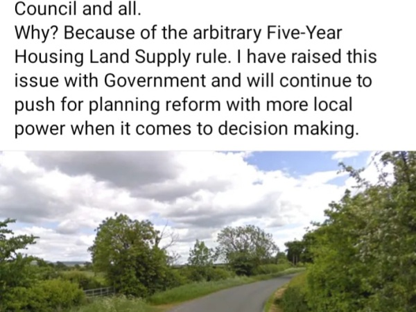 Danny Kruger Throws Toys out of His Pram Over Affordable Housing Development in Devizes