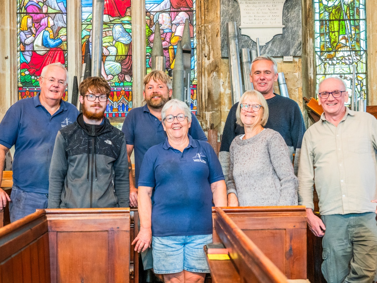 New Organ Arrives in Devizes Like “A Phoenix Rising from the Ashes”